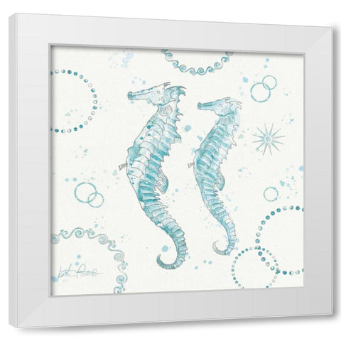 Coastal Splash III White Modern Wood Framed Art Print by Pertiet, Katie