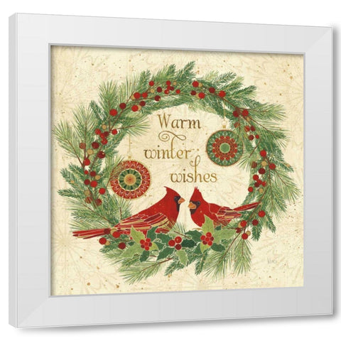 Winter Feathers VIII White Modern Wood Framed Art Print by Charron, Veronique