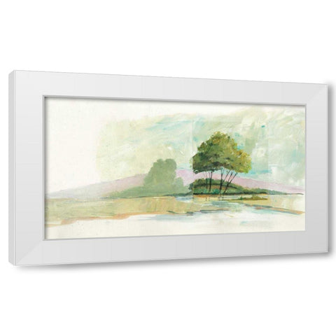 Lake Front II Dark White Modern Wood Framed Art Print by Tillmon, Avery