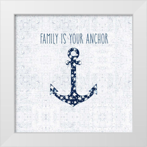 Sunday on the Coast III White Modern Wood Framed Art Print by Pela