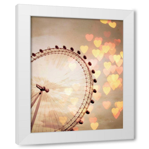In Love with London Crop White Modern Wood Framed Art Print by Bevan, Keri