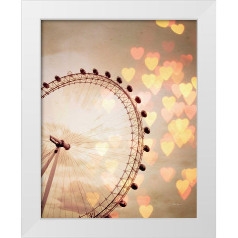 In Love with London Crop White Modern Wood Framed Art Print by Bevan, Keri