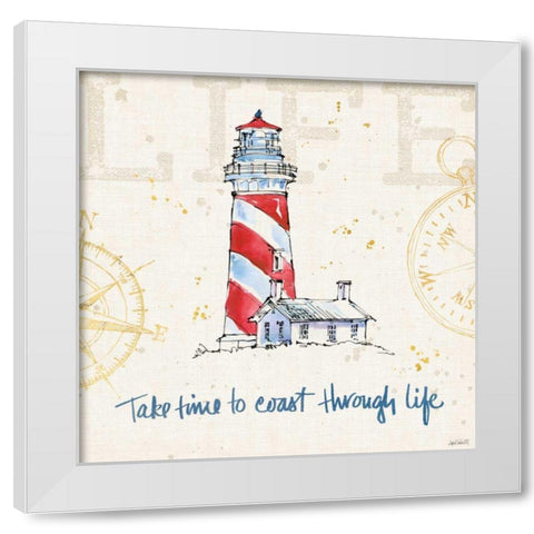 Coastal Life VI White Modern Wood Framed Art Print by Tavoletti, Anne