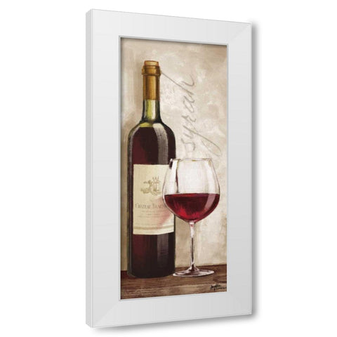Wine in Paris VI White Modern Wood Framed Art Print by Penner, Janelle