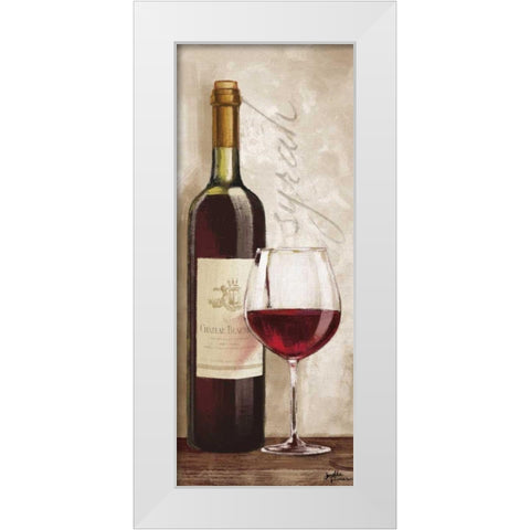 Wine in Paris VI White Modern Wood Framed Art Print by Penner, Janelle