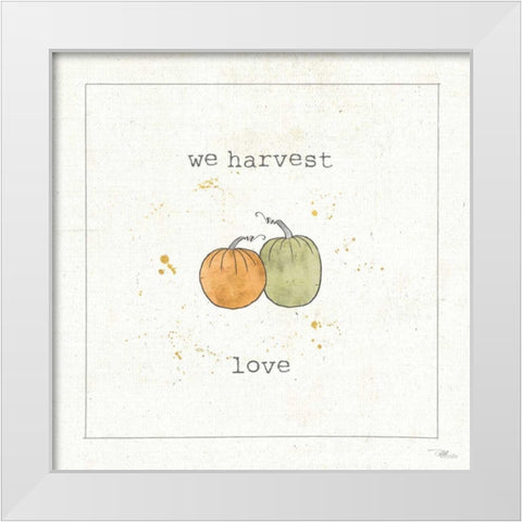 Harvest Cuties I White Modern Wood Framed Art Print by Pela Studio