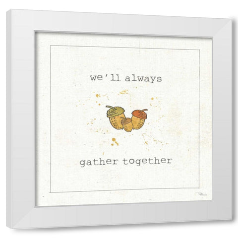 Harvest Cuties IV White Modern Wood Framed Art Print by Pela Studio