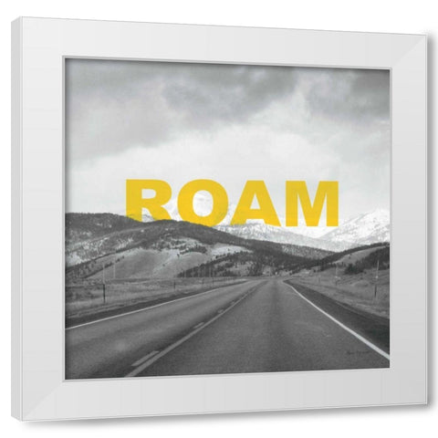 Bold Adventures I White Modern Wood Framed Art Print by Marshall, Laura