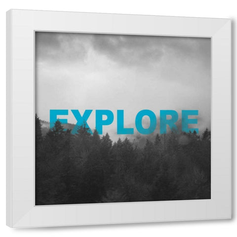 Bold Adventures II White Modern Wood Framed Art Print by Marshall, Laura