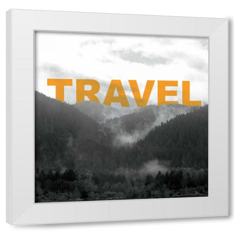 Bold Adventures IV White Modern Wood Framed Art Print by Marshall, Laura