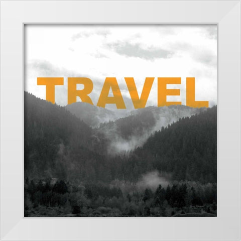 Bold Adventures IV White Modern Wood Framed Art Print by Marshall, Laura