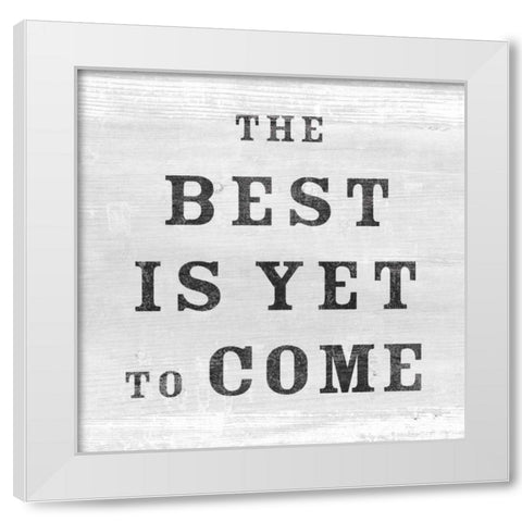 His and Hers Love II White Modern Wood Framed Art Print by Schlabach, Sue