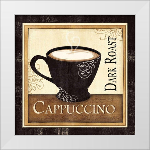 Coffee and Cream II White Modern Wood Framed Art Print by Charron, Veronique