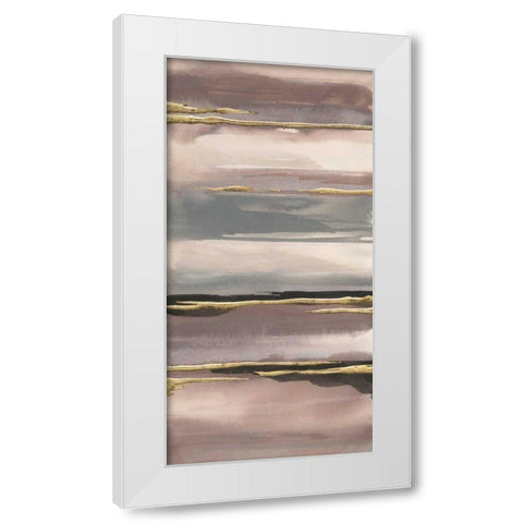 Gilded Morning Fog IV Gold White Modern Wood Framed Art Print by Paschke, Chris