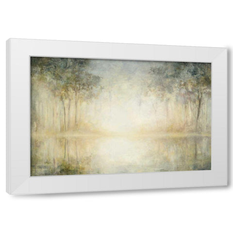 Morning Mist White Modern Wood Framed Art Print by Purinton, Julia