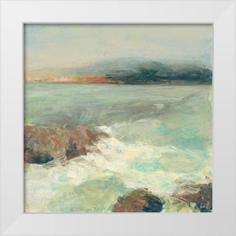 Point Lobos Crop White Modern Wood Framed Art Print by Purinton, Julia