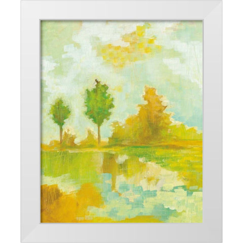 Golden Hour II White Modern Wood Framed Art Print by Averinos, Melissa