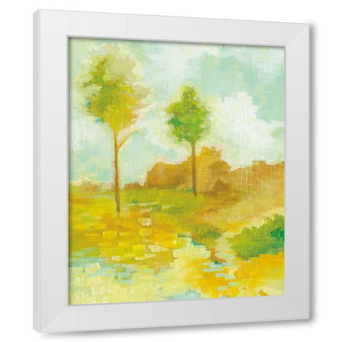 Golden Hour III White Modern Wood Framed Art Print by Averinos, Melissa