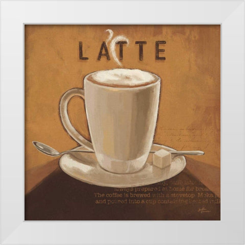 Coffee and Co IV White Modern Wood Framed Art Print by Penner, Janelle