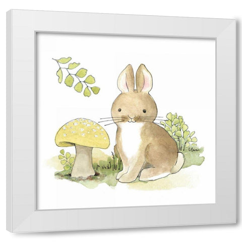 Baby Woodland IV White Modern Wood Framed Art Print by Grove, Beth