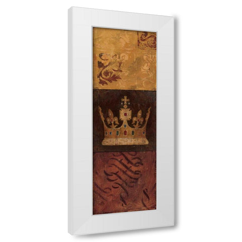 Regal Panel I White Modern Wood Framed Art Print by Tillmon, Avery