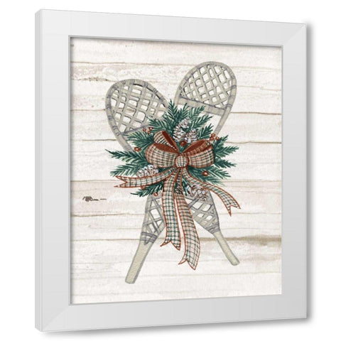 Holiday Sports on Wood III Luxe White Modern Wood Framed Art Print by McKenna, Kathleen Parr