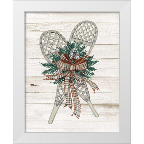 Holiday Sports on Wood III Luxe White Modern Wood Framed Art Print by McKenna, Kathleen Parr