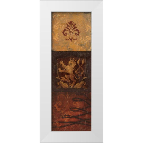 Regal Panel II White Modern Wood Framed Art Print by Tillmon, Avery