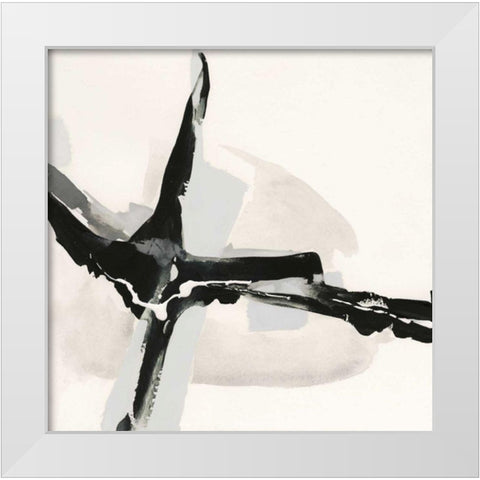 Creamy Neutral I White Modern Wood Framed Art Print by Paschke, Chris