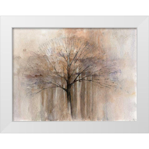 Open Arms White Modern Wood Framed Art Print by Tillmon, Avery