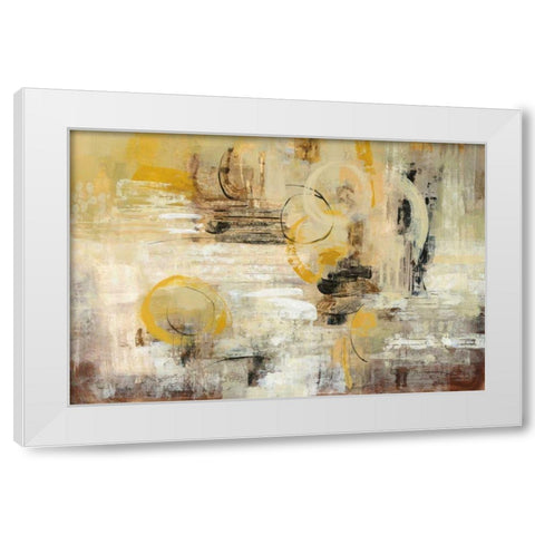 Soft Glow White Modern Wood Framed Art Print by Vassileva, Silvia