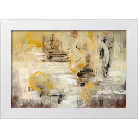 Soft Glow White Modern Wood Framed Art Print by Vassileva, Silvia