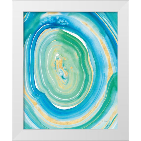 Terrain Gilded II Crop White Modern Wood Framed Art Print by Schlabach, Sue