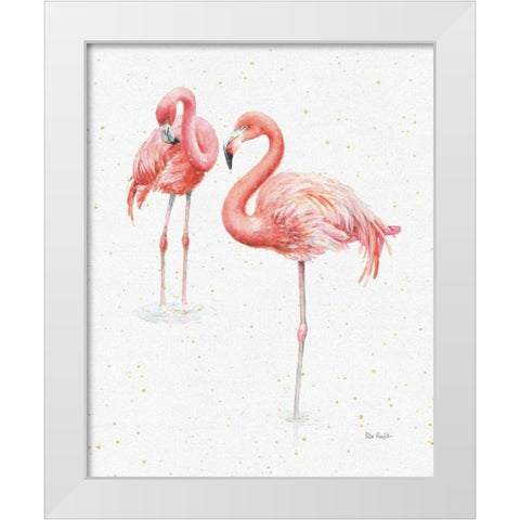 Gracefully Pink X White Modern Wood Framed Art Print by Audit, Lisa