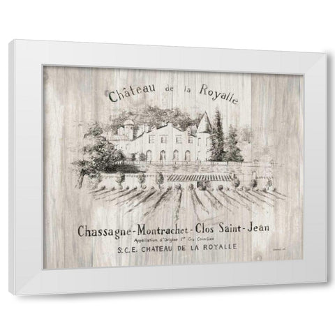 Chateau Royalle on Wood White Modern Wood Framed Art Print by Nai, Danhui