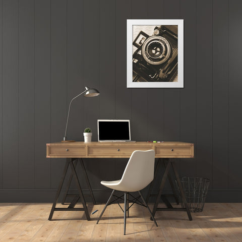 Depth of Field I White Modern Wood Framed Art Print by Goldstein, Ed