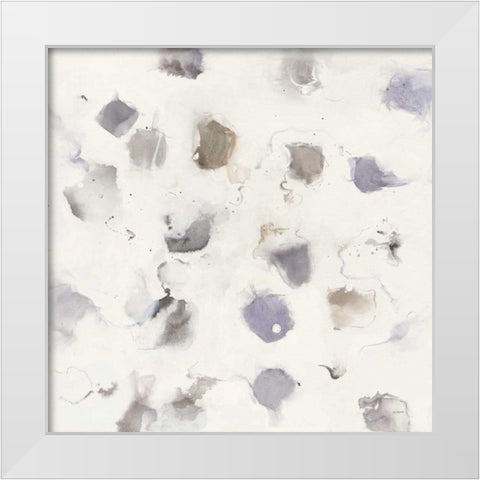 Nougat I White Modern Wood Framed Art Print by Schick, Mike