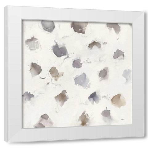 Nougat II White Modern Wood Framed Art Print by Schick, Mike