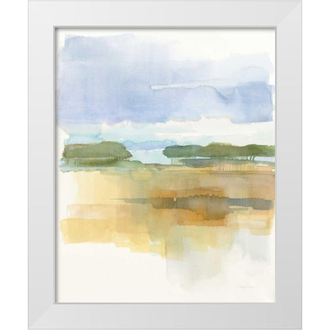 Dusk Light White Modern Wood Framed Art Print by Tillmon, Avery