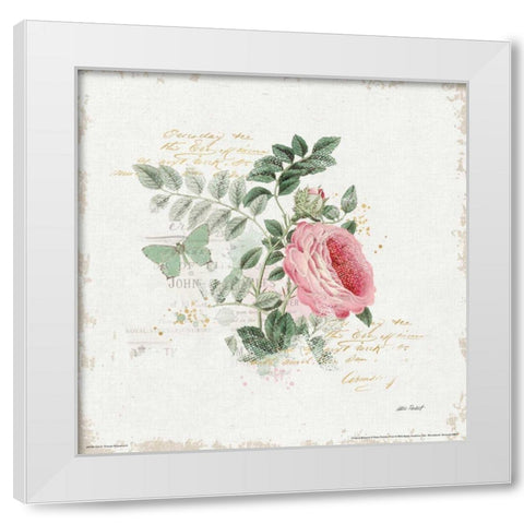 French Romance II White Modern Wood Framed Art Print by Pertiet, Katie