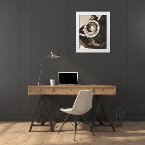 Depth of Field II White Modern Wood Framed Art Print by Goldstein, Ed
