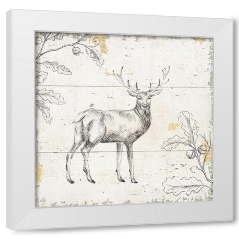 Wild and Beautiful V White Modern Wood Framed Art Print by Brissonnet, Daphne