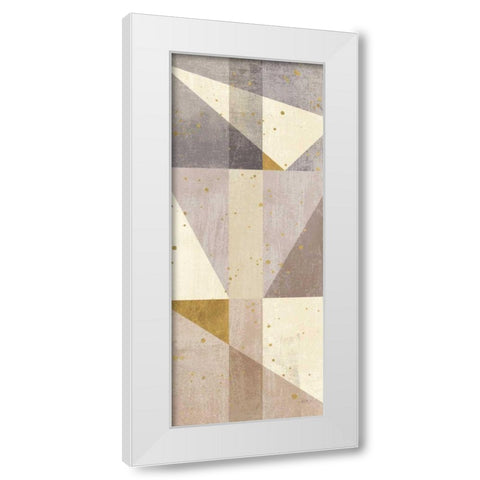 Framework II White Modern Wood Framed Art Print by Charron, Veronique