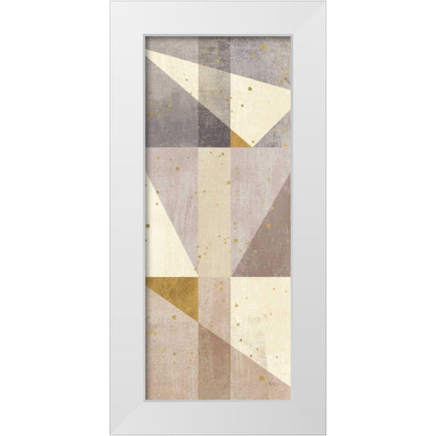 Framework II White Modern Wood Framed Art Print by Charron, Veronique