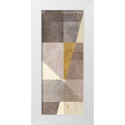 Framework III White Modern Wood Framed Art Print by Charron, Veronique