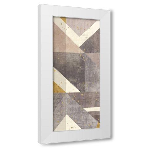Framework IV White Modern Wood Framed Art Print by Charron, Veronique
