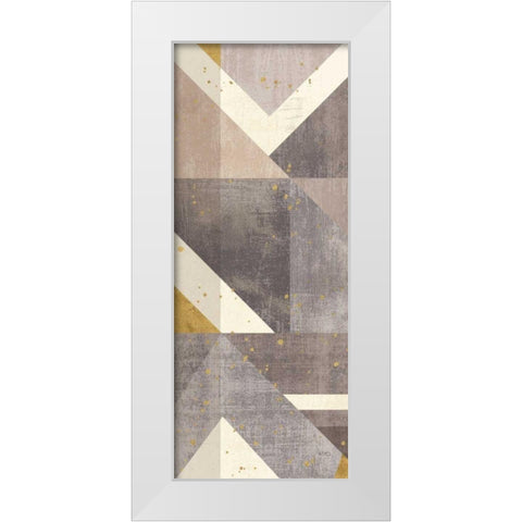 Framework IV White Modern Wood Framed Art Print by Charron, Veronique