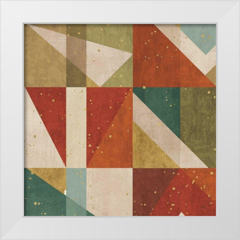 Framework V Spice White Modern Wood Framed Art Print by Charron, Veronique