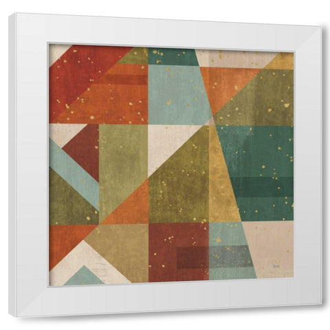 Framework VI Spice White Modern Wood Framed Art Print by Charron, Veronique