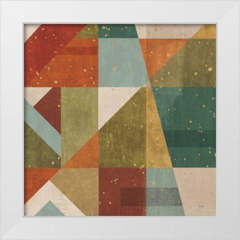 Framework VI Spice White Modern Wood Framed Art Print by Charron, Veronique